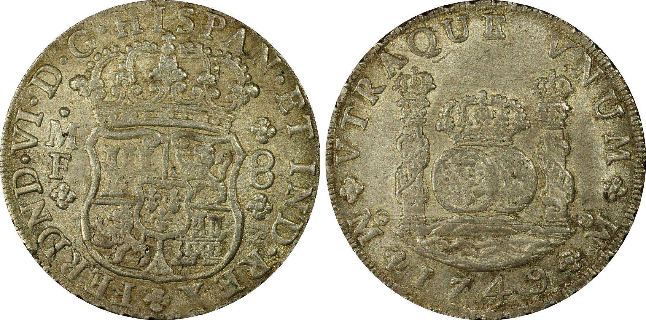 最早进入中国的半机制银元——地球双柱