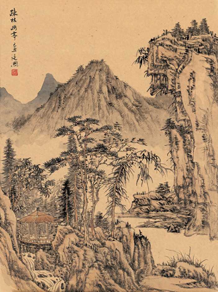 传世经典：笔墨清润气韵高古，傅廷煦山水十二册页欣赏