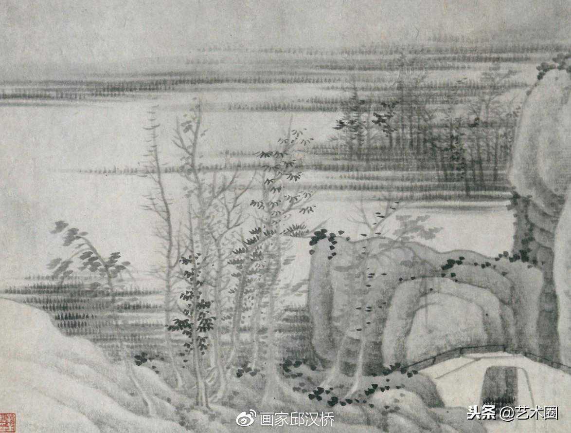 汉桥话画：龚贤《自藏山水册》解密“三绝”才子