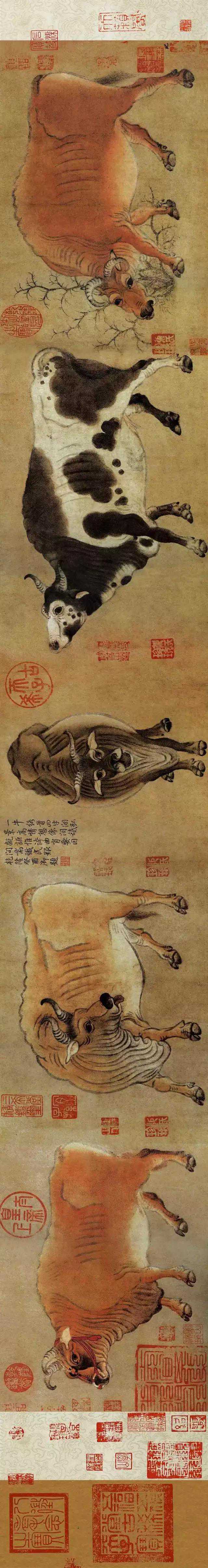 美术史鉴赏（二）︱解析唐代韩滉《五牛图》