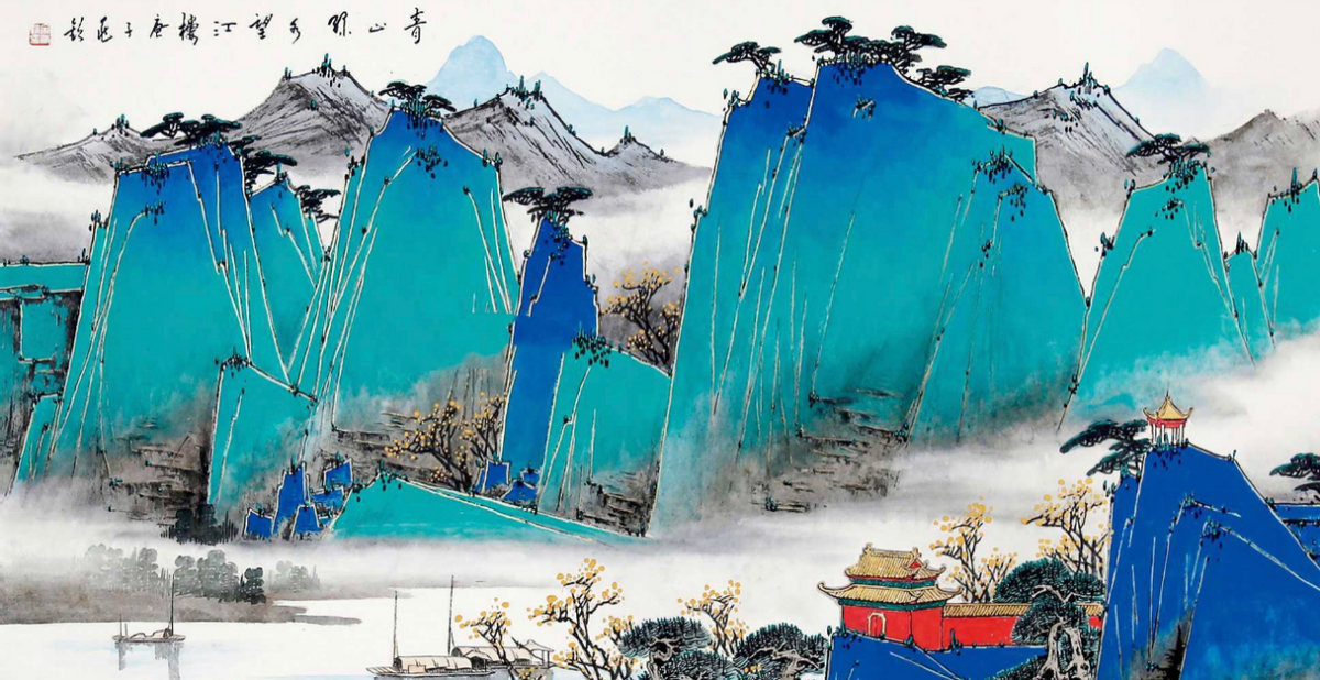 大红袍画家宋兆钦：用笔简洁明快，画风令人耳目一新