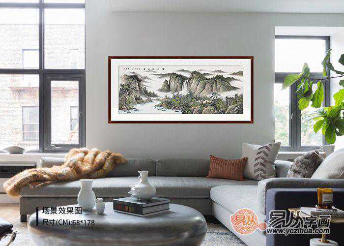 不同类型的客厅沙发背景画，这样来选，不只是精美