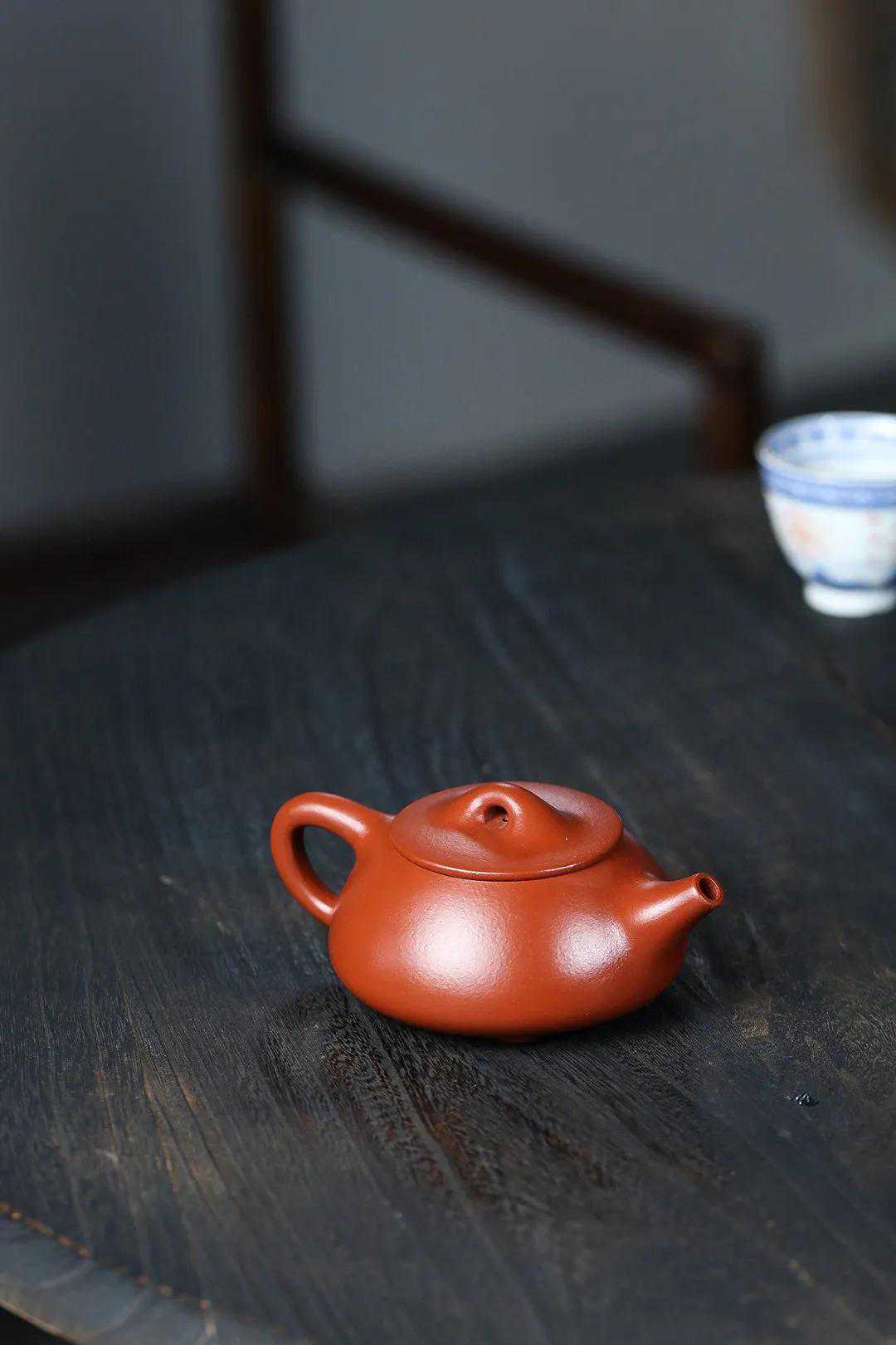 宜兴原矿紫砂茶壶 石瓢 韩慧琴