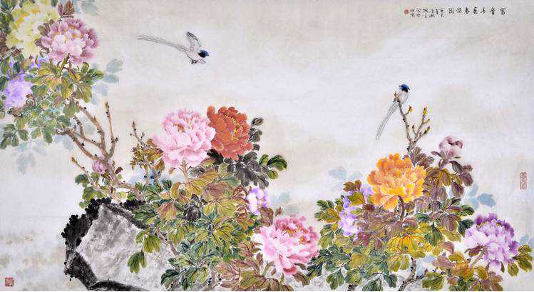 国画牡丹画欣赏