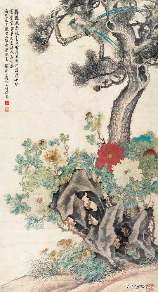 现代画家蔡铣花鸟作品51幅欣赏