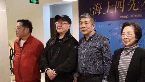 这四位画家1960年代在工艺美校曾得到申石伽等的指授