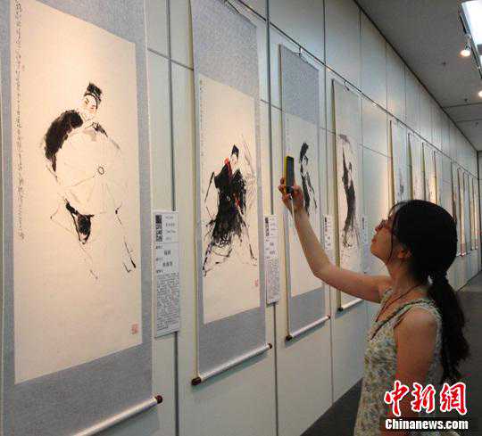 全国戏剧人物画新作展太原开展