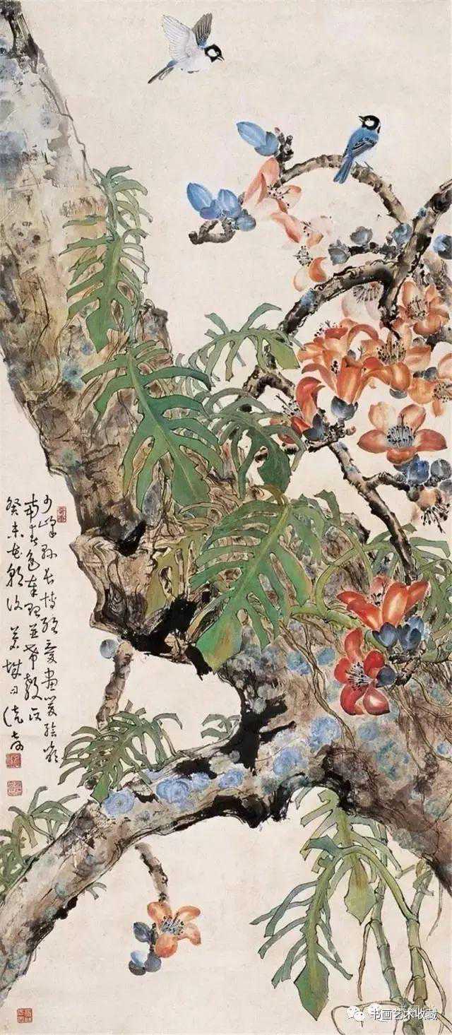 名家国画：三春花鸟犹堪赏，千古文章只自知