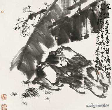 读马硕山写意花鸟作品