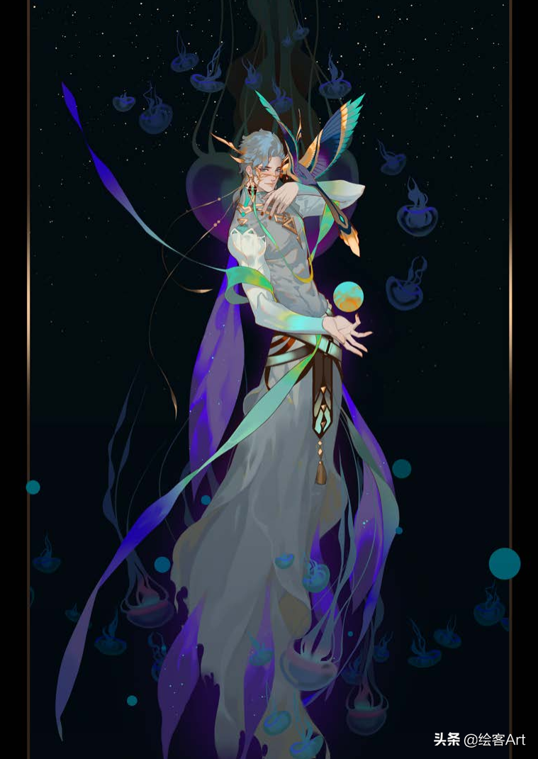 2020值得收藏的画集，星球拟人、神怪科普、小说插画，爱了